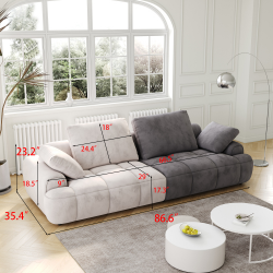 High-End Sofas 15 Sets - Beige & Orange, Grey | Wholesale Direct