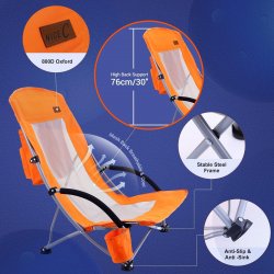 Outdoor Chairs Blue and Orange - Comfortable Seating | Bulk Wholesale Orders