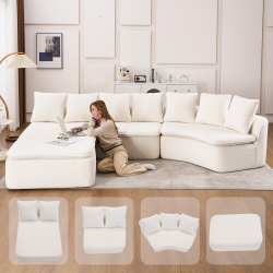 U-Shape Modular Sofa Set 23pc - Comfortable Living Room Seating | Wholesale Direct from Factory
