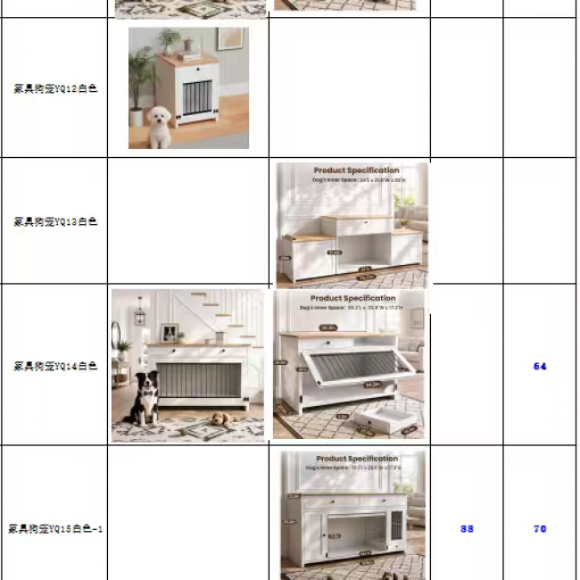 Dog Crate Cabinet NJ08003 - Durable Storage | Bulk Discounts Available - Image 5