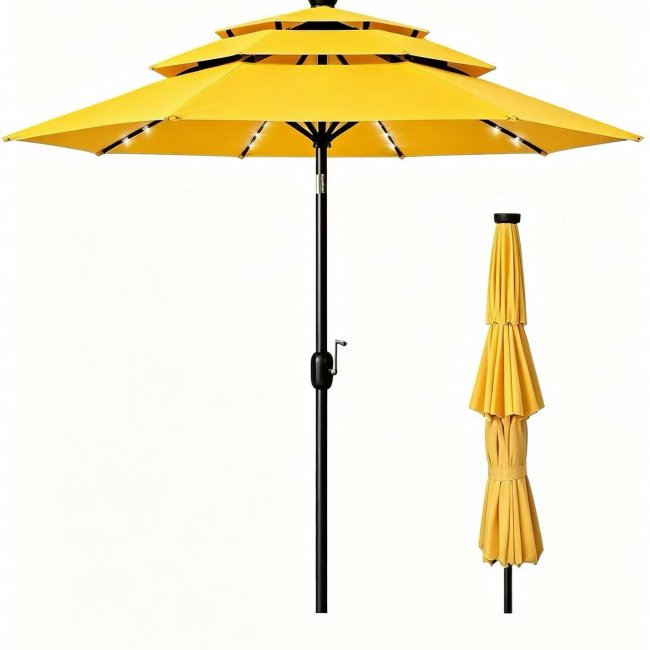 3-Layer Outdoor Umbrellas - Durable Shade Solution | Bulk Orders Available - Image 1