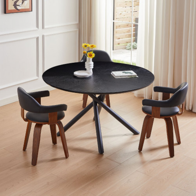 Round MDF Dining Table - 70pcs Clearance | Bulk Wholesale Available - Image 4