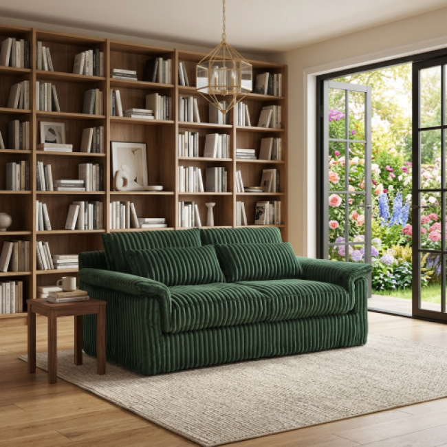 Corduroy Sofa 33 Sets - Comfortable Seating | Bulk Discounts Available - Image 3
