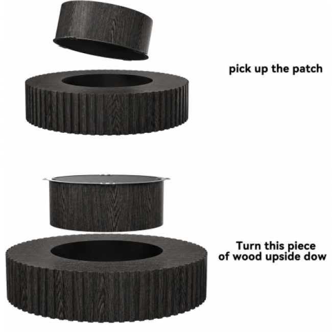 Black Coffee Table - 57 Sets Clearance | Factory Direct - Image 2