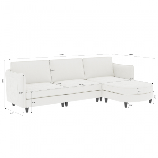 Clearance 218 Set American Modular Sofa - Comfortable Living | Bulk Wholesale Discounts - Image 9