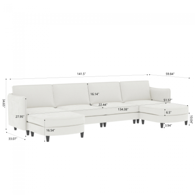 Clearance 218 Set American Modular Sofa - Comfortable Living | Bulk Wholesale Discounts - Image 13