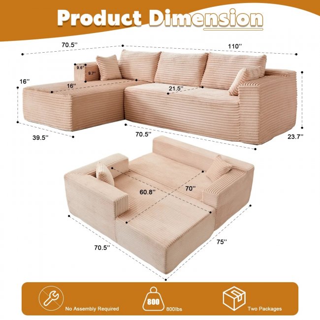 American Modular Sofa Set 73 Sets - Ultimate Comfort | Factory Direct Wholesale - Image 2