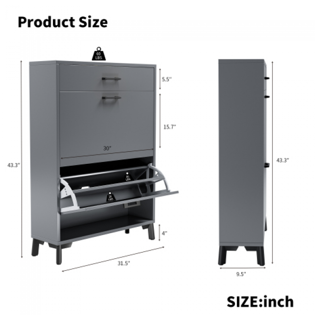 Storage Cabinet Shoe Rack 581 Set - Space Saving | Bulk Discounts - Image 5