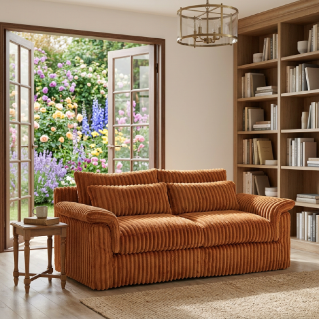 Corduroy Sofa Set 33pc - Comfortable Seating | Factory Direct Wholesale - Image 6