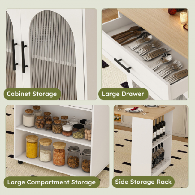 Expandable Kitchen Island - 83pc Set | Customizable & Factory Direct - Image 1