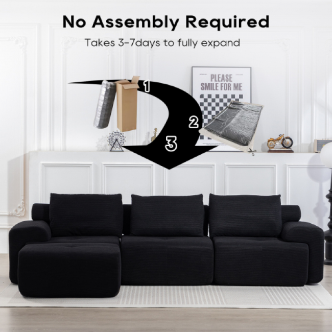 L-Shaped Sofa Set - Comfortable Living Room Seating | Bulk Orders Available - Image 5
