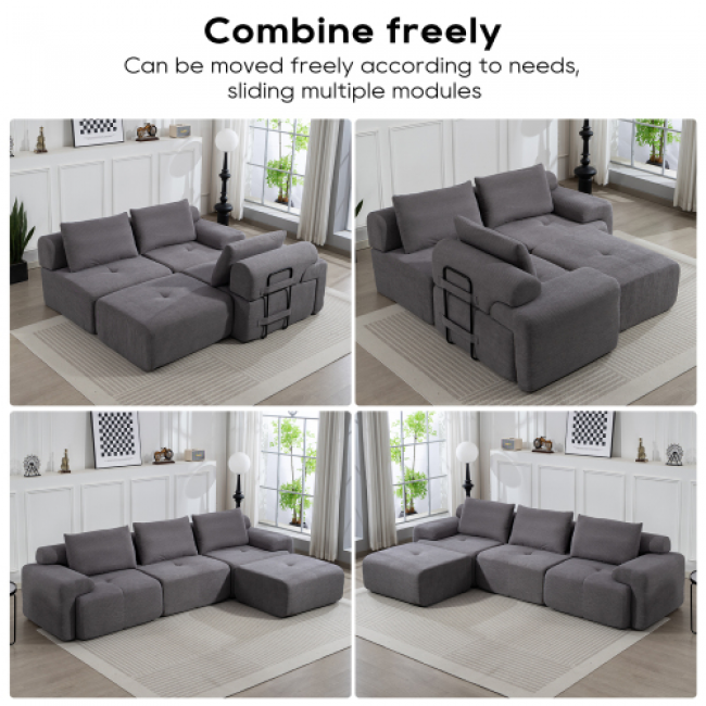 L-Shaped Sofa Set - Comfortable Living Room Seating | Bulk Orders Available - Image 10