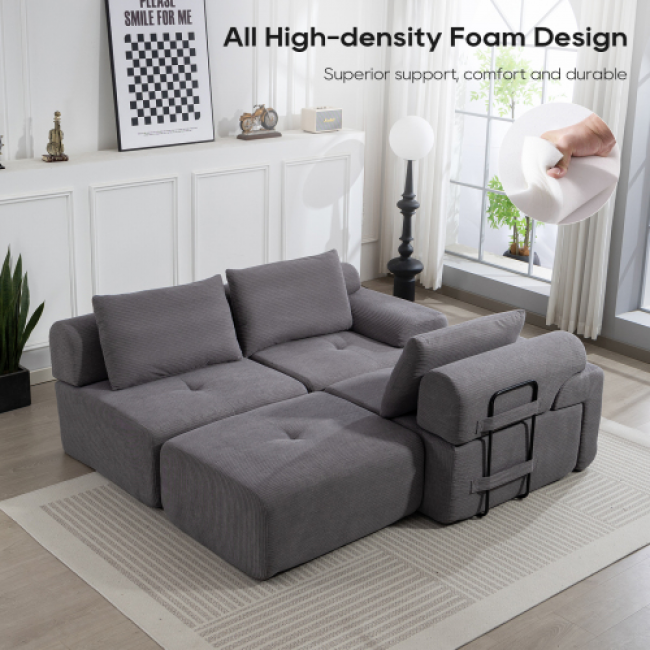 L-Shaped Sofa Set - Comfortable Living Room Seating | Bulk Orders Available - Image 9