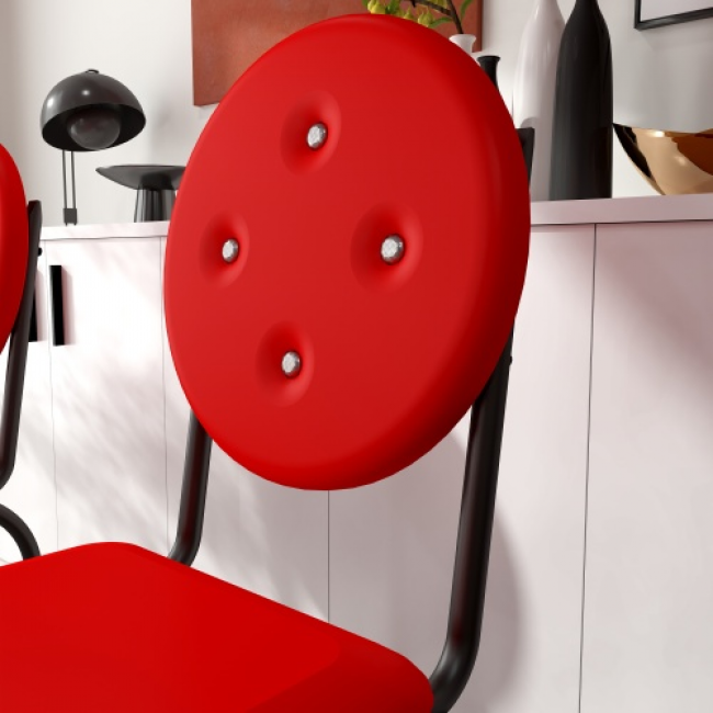 4-Piece Bar Stool Set - Comfortable Seating | OEM Customizable - Image 2