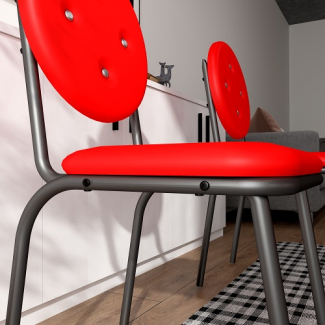 4-Piece Bar Stool Set - Comfortable Seating | OEM Customizable - Image 3