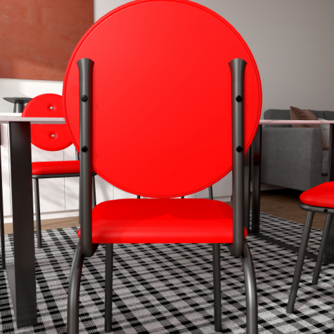 4-Piece Bar Stool Set - Comfortable Seating | OEM Customizable - Image 4
