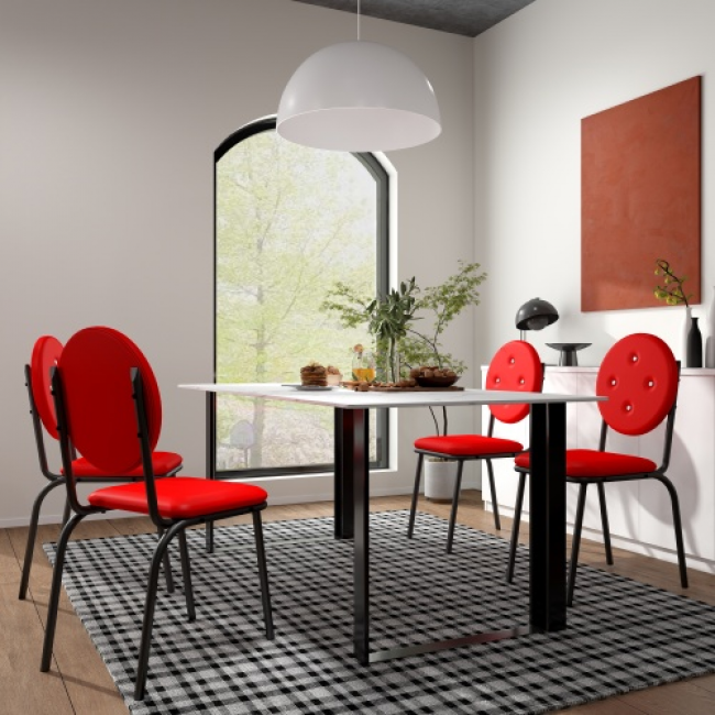 4-Piece Bar Stool Set - Comfortable Seating | OEM Customizable - Image 6