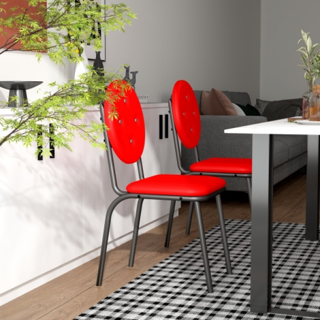 4-Piece Bar Stool Set - Comfortable Seating | OEM Customizable - Image 5