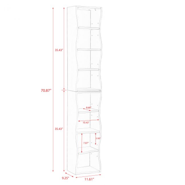 American Desk and Bookcase 1237 Set - Space-Saving Design | Bulk Wholesale Discounts - Image 9