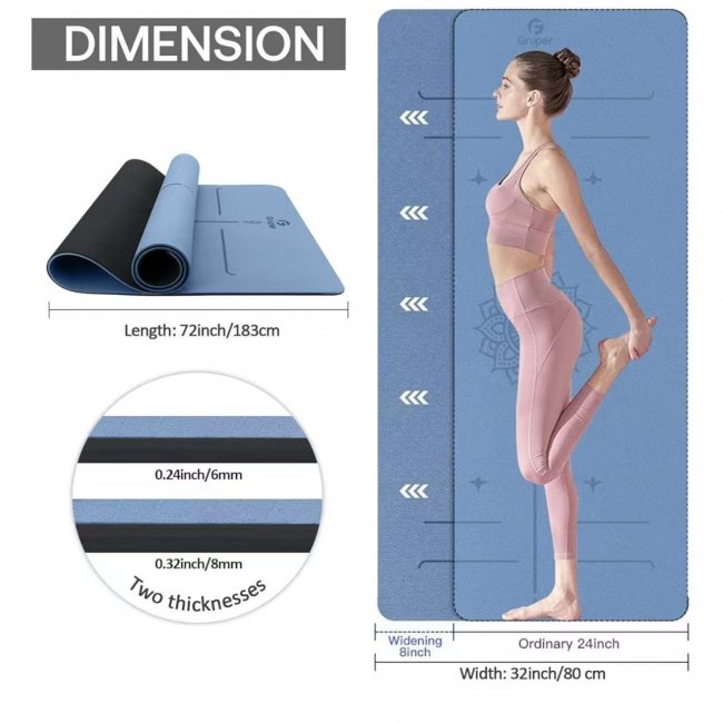 Large Yoga Mats - 4 Colors | Wholesale Bulk Orders - Image 7