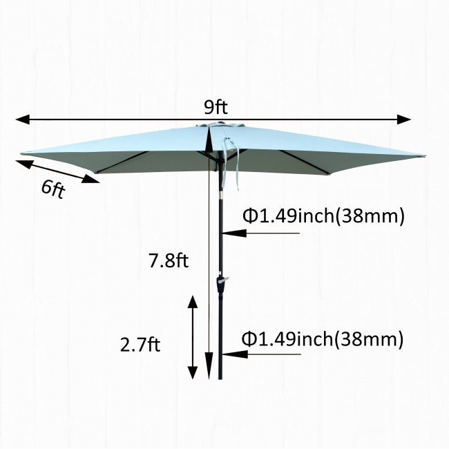 Outdoor Umbrellas 200 Sets - No Base | Wholesale NJ 08016 - Image 13