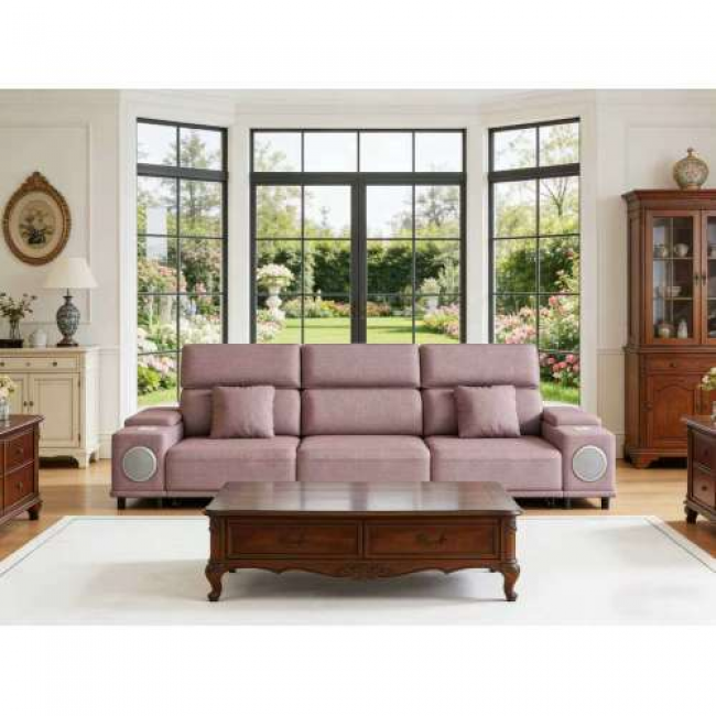 Electric Recliner Sofa Bed – 16-Unit Clearance Sale, USA Warehouse NJ 08512 (Pink, Gray, Blue) - Image 3