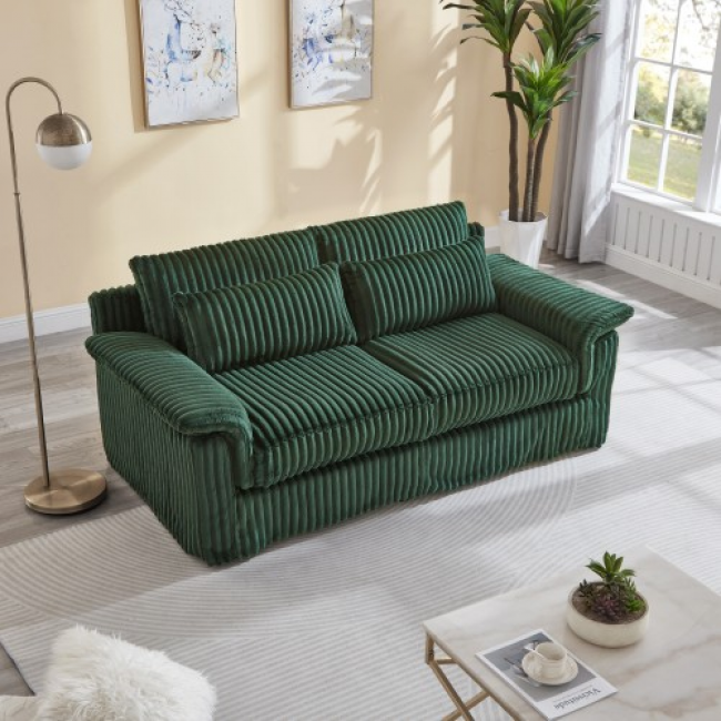 Corduroy Sofa 33 Sets - Comfortable Seating | Bulk Discounts Available - Image 10