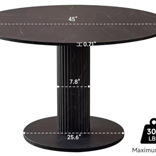 Dining Table and Chairs NJ08512 - Elegant Home Furniture | Bulk Wholesale Available - Image 3