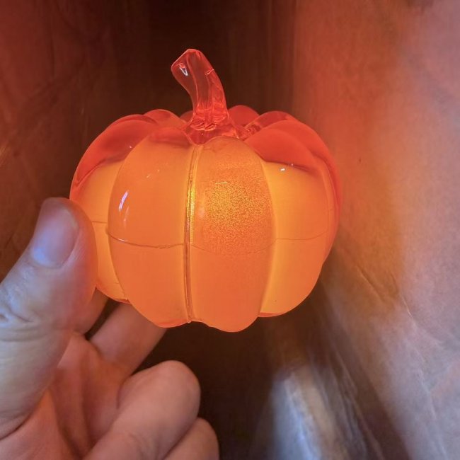 LED Pumpkin Lights - Realistic Halloween Decor | Bulk Wholesale Discounts - Image 1