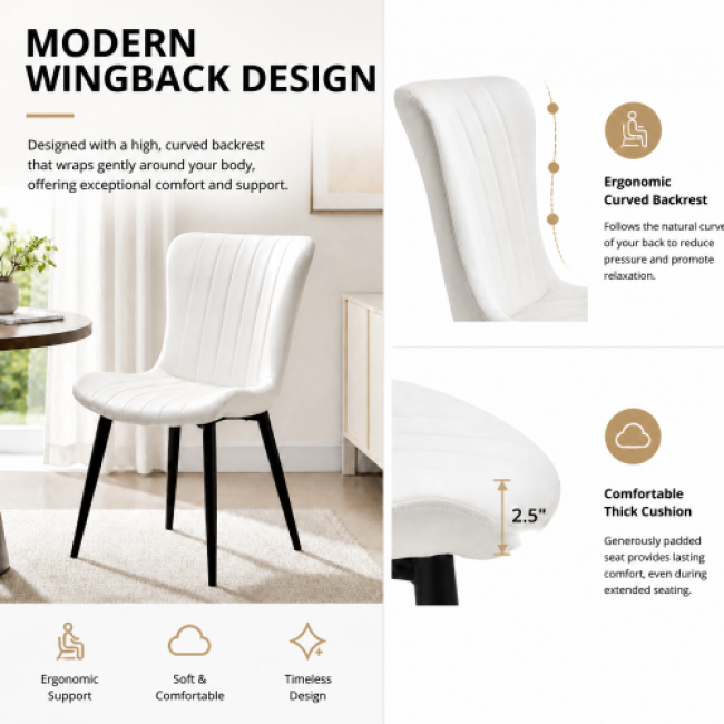 Dining Chairs USA - White & Gray Sets | Wholesale Bulk Orders - Image 3