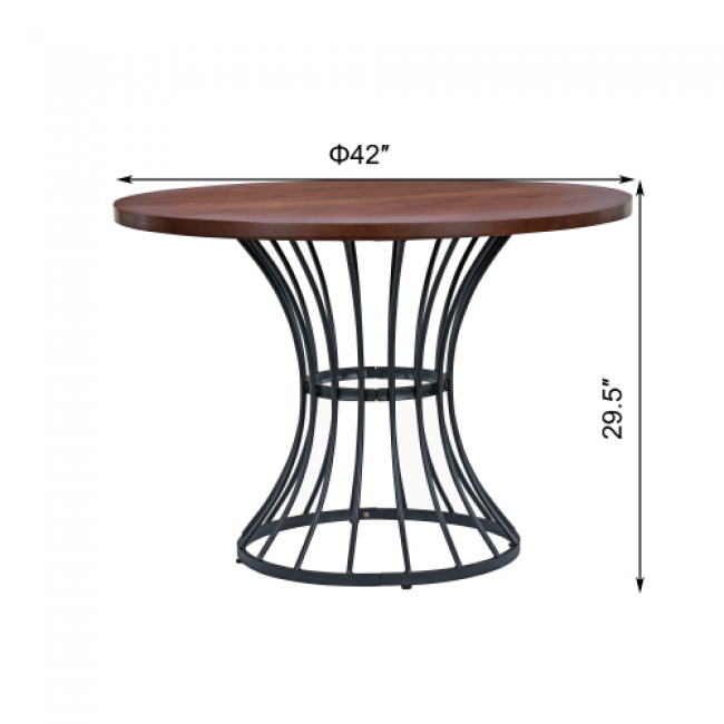 Round Dining Tables - Brown 33, Black 26 | Bulk Orders Available - Image 1