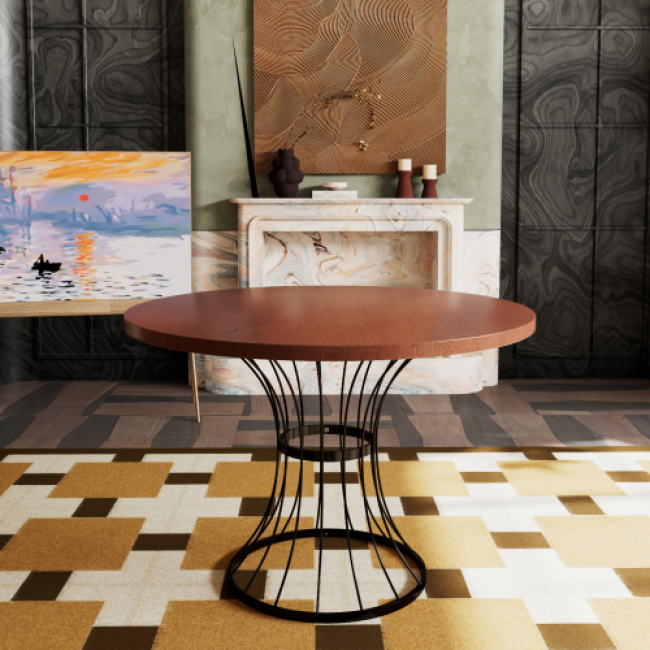 Round Dining Tables - Brown 33, Black 26 | Bulk Orders Available - Image 5