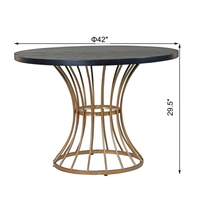 Round Dining Tables - Brown 33, Black 26 | Bulk Orders Available - Image 7