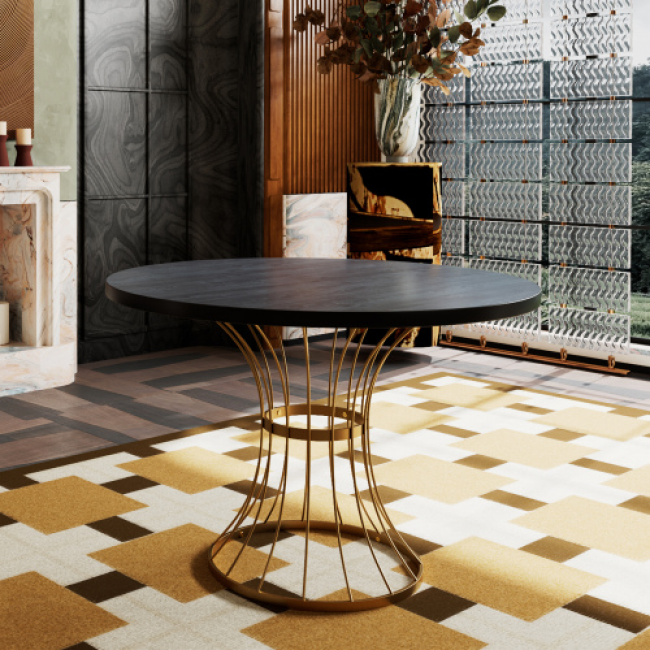 Round Dining Tables - Brown 33, Black 26 | Bulk Orders Available - Image 9