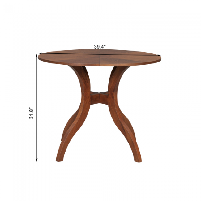 Round Dining Tables 13pc Set - Elegant Home Furniture | Wholesale Discounts - Image 1