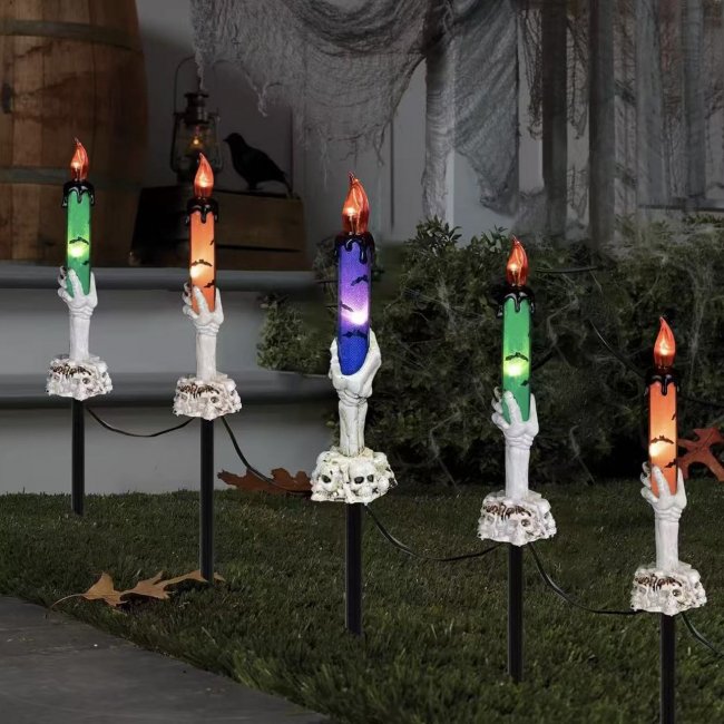 Halloween Solar Garden Lights - Spooky Decor | Wholesale Discounts - Image 1