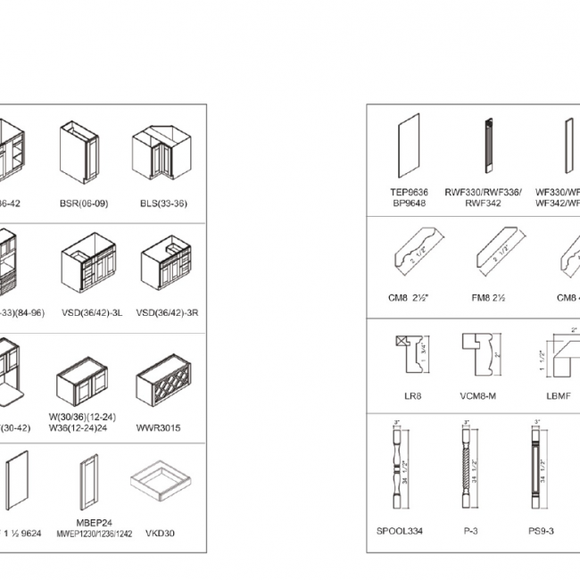 Kitchen Cabinets 1864 Pieces - Durable Storage | Bulk Wholesale - Image 7
