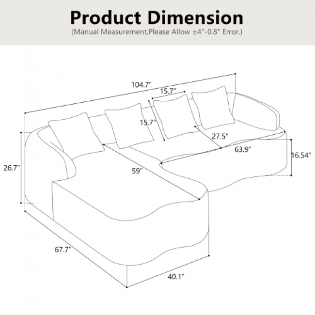 L-Shaped Sofa Sets 30pc - Comfortable Living Room Furniture | Wholesale Direct from Factory - Image 2
