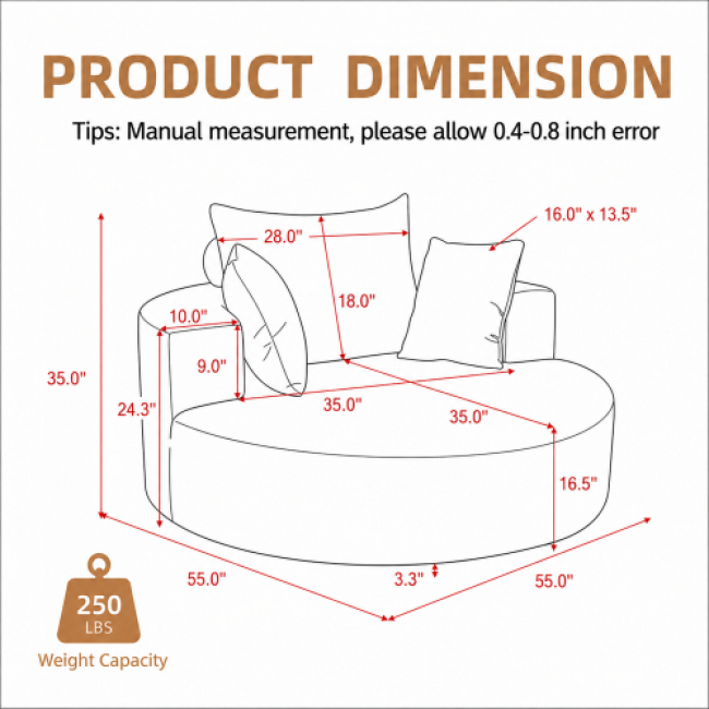 Rotatable Sofa 211 Sets - Comfortable Living Room Seating | Wholesale Direct - Image 4