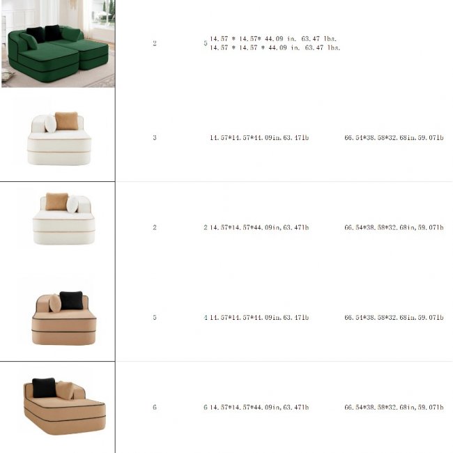 Sofa Sets 67 Designs - Comfortable Living Room Seating | Wholesale Bulk Discounts - Image 13
