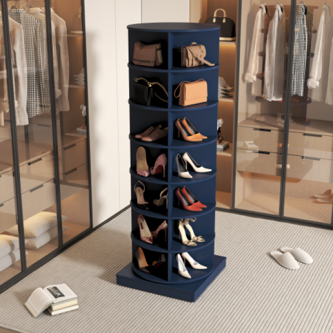 Rotating Shoe Cabinet USA 79 Set | OEM Customizable Storage - Image 6