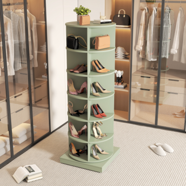 Rotating Shoe Cabinet USA 79 Set | OEM Customizable Storage - Image 9